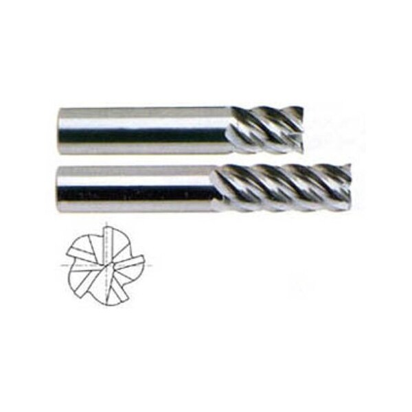 Yg-1 Tool 5 Flute Regular Length 45 Deg Helix Tialn-Extreme Coated Carbide 86599TE - main